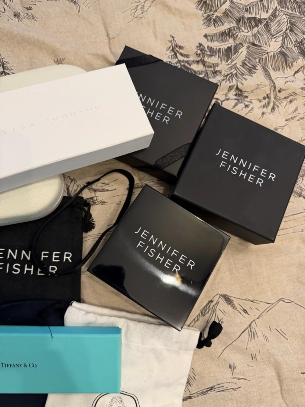 Assorted Jewelry and Sunglasses cases - Branded Accessory Storage